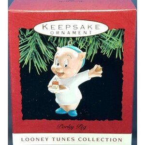 Vintage Hallmark Keepsake Retired Ornament Porky Pig Looney Tunes 1993 NEW